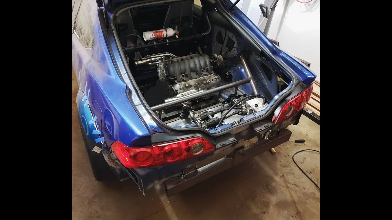 Check out this Twin-Engined Acura RSX with LS4 V8 Front and Back