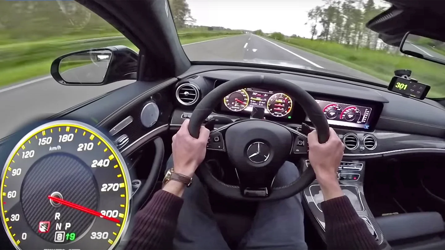  Mercedes-AMG S E63 S Hits 190 MPH On The Autobahn