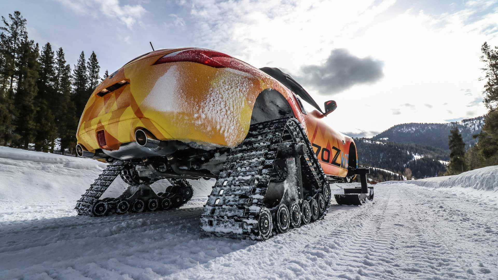 Nissan 370Zki is the Nissan Snowmobile of Your Dreams!