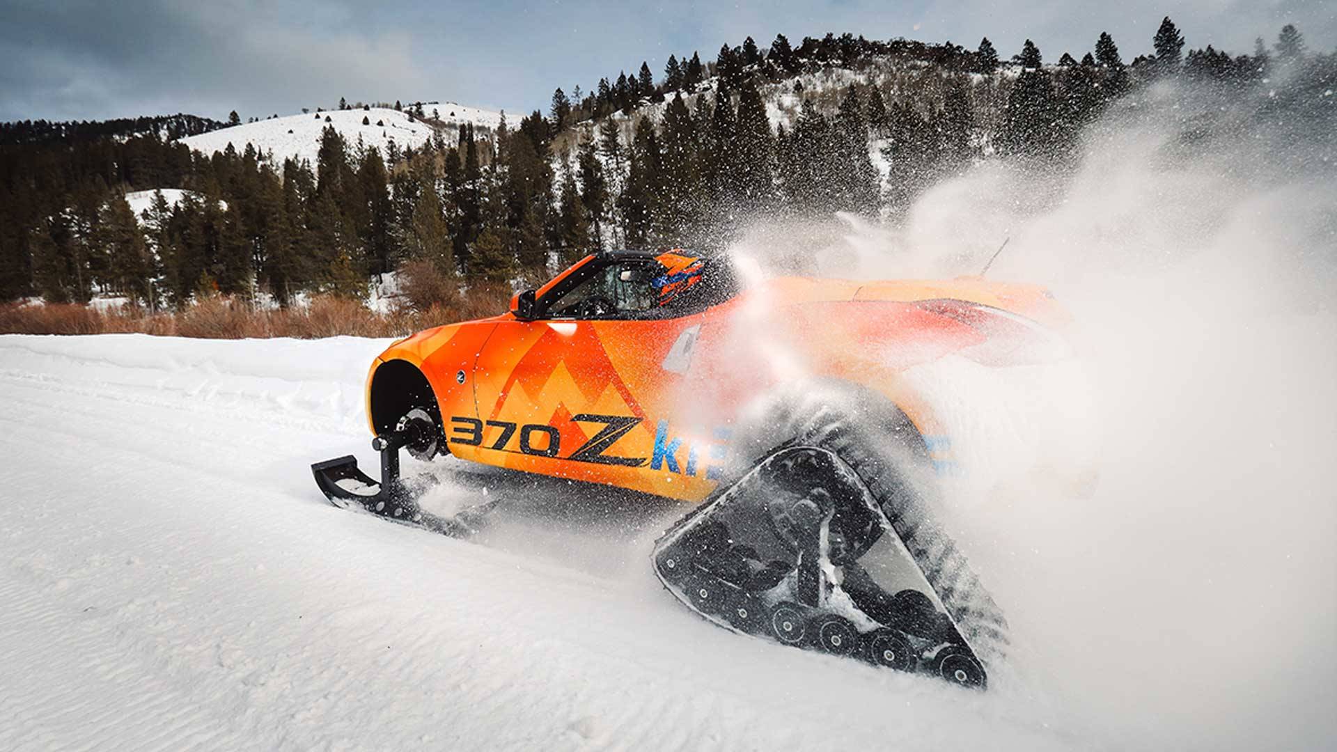 Nissan 370Zki is the Nissan Snowmobile of Your Dreams!