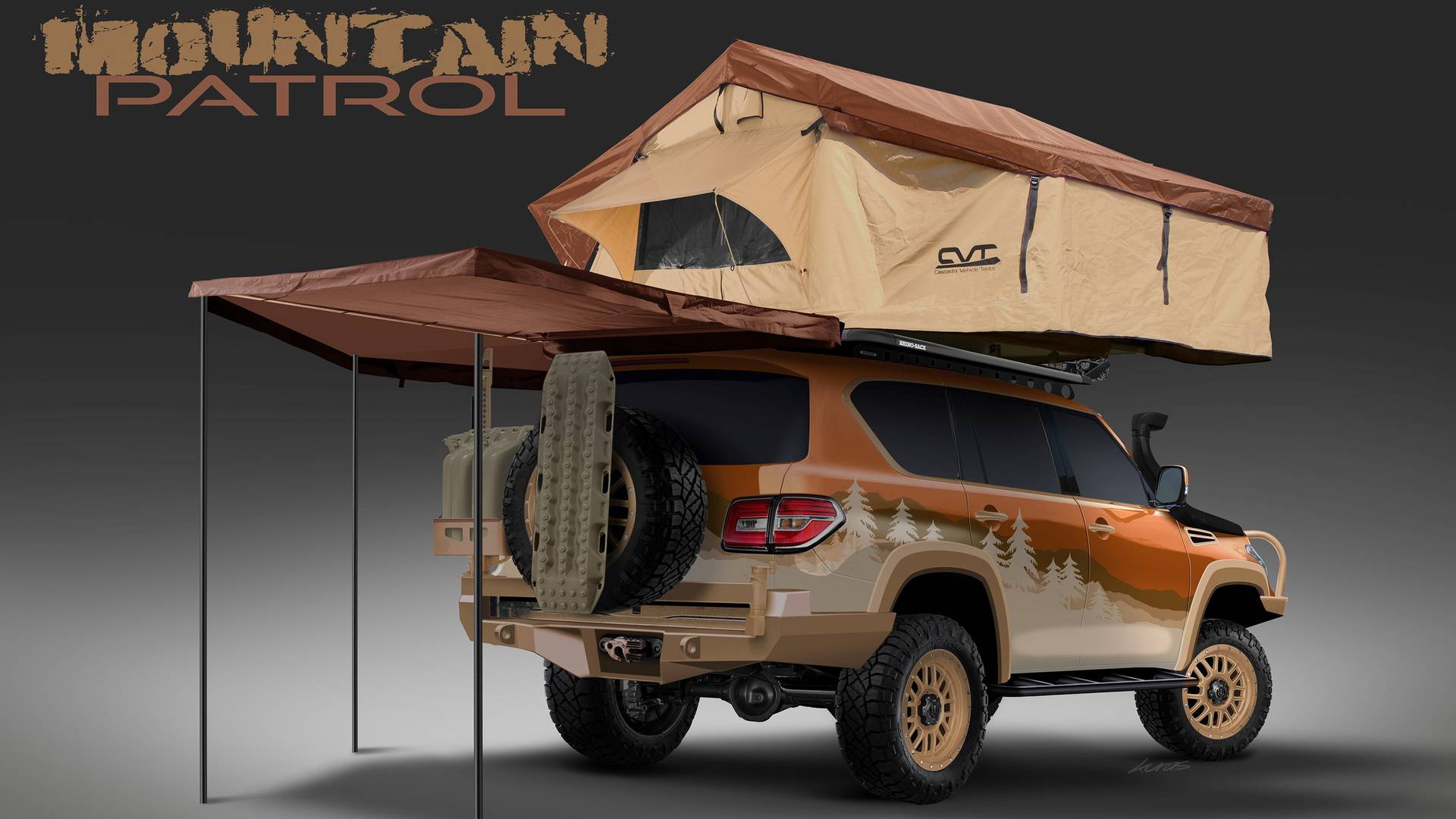 Nissan is transforming an Armada into a Mountain Patrol Overlanding SUV