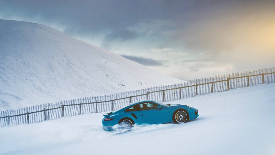 Porsche 911 Turbo S Puts AWD To Work By Hustling Up A Ski Slope