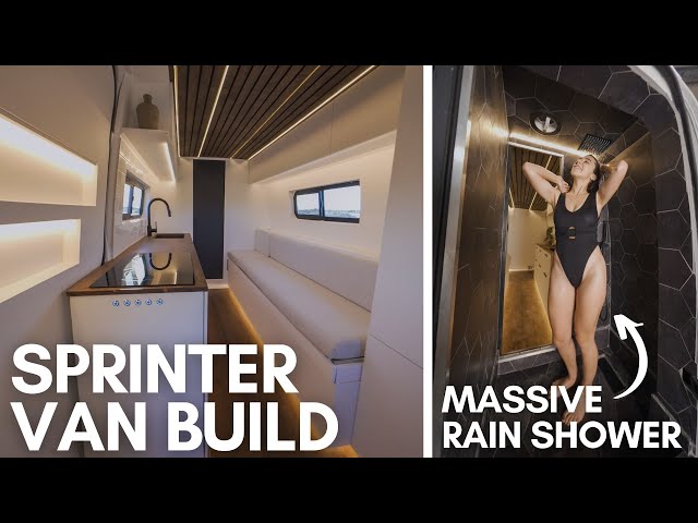 Make it rain: This custom camper van packs a huge shower inside