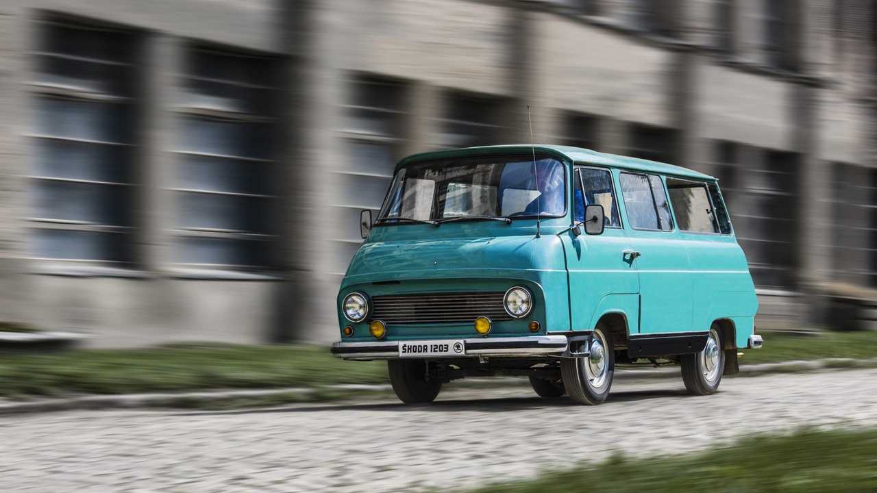 Skoda 1203 Camper Van Official Reendering Looks to The Past