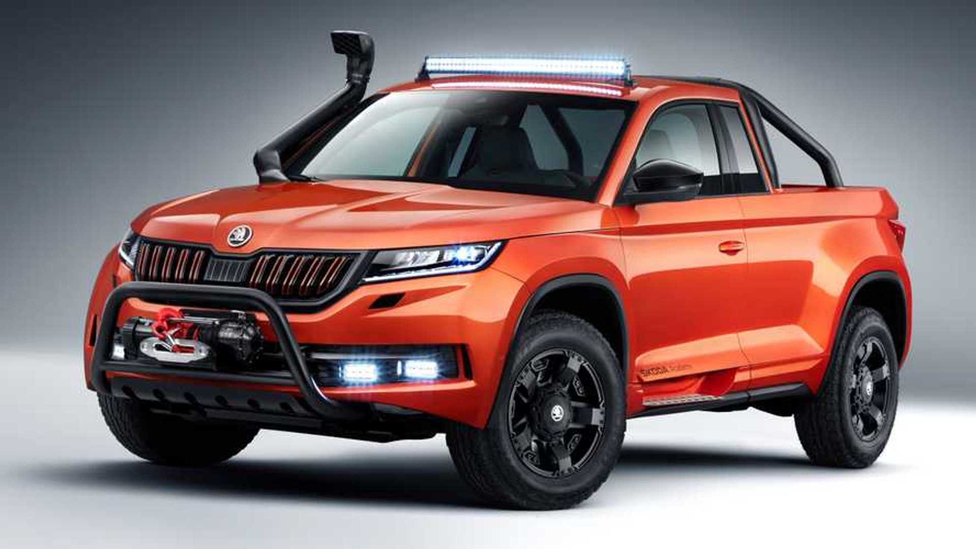 Skoda Mountiaq Launches as Rad One-Off Pickup Based on Kodiaq