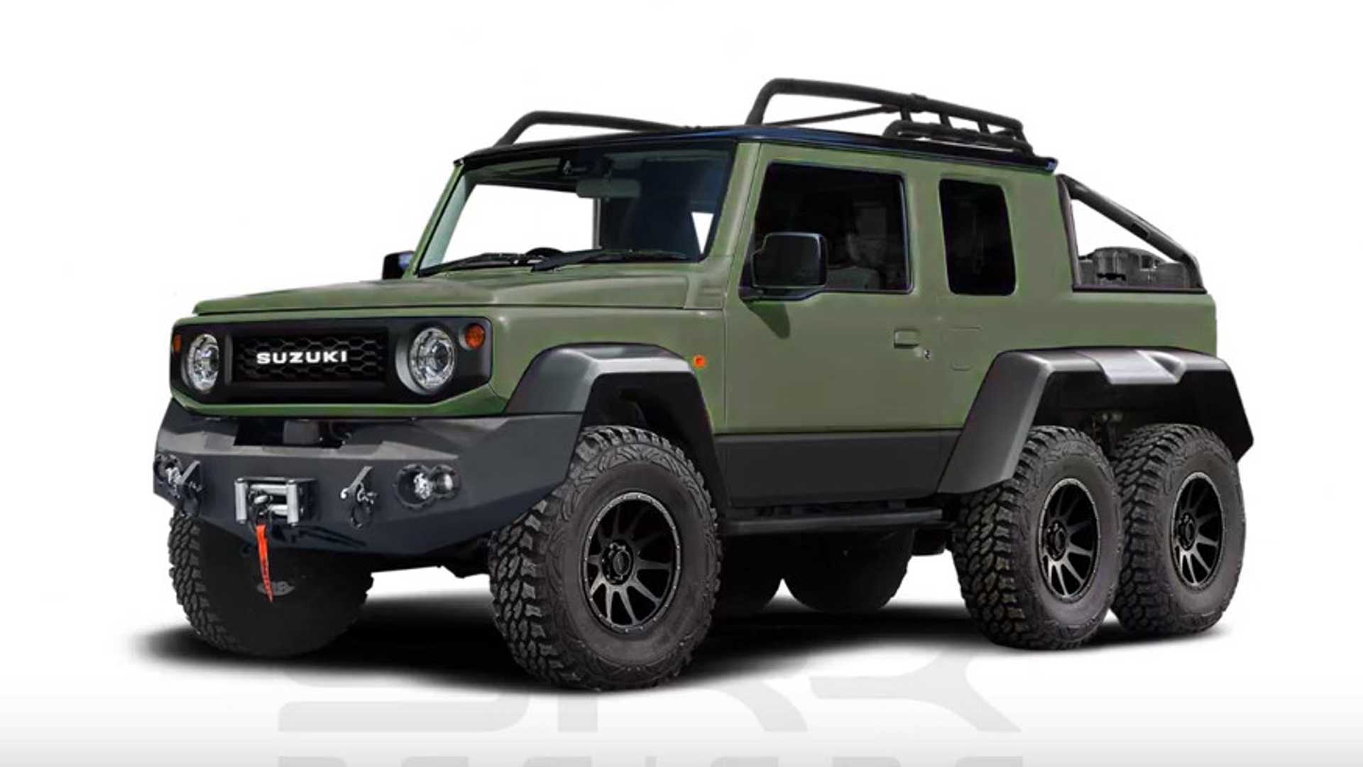 Suzuki Jimny Gets Two More Wheels in Virtual World