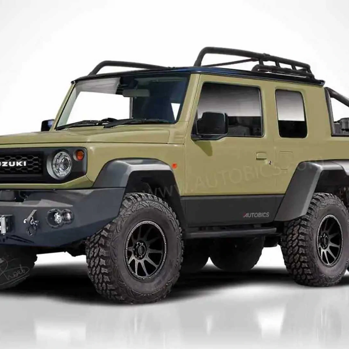 Suzuki Jimny Gets Two More Wheels in Virtual World