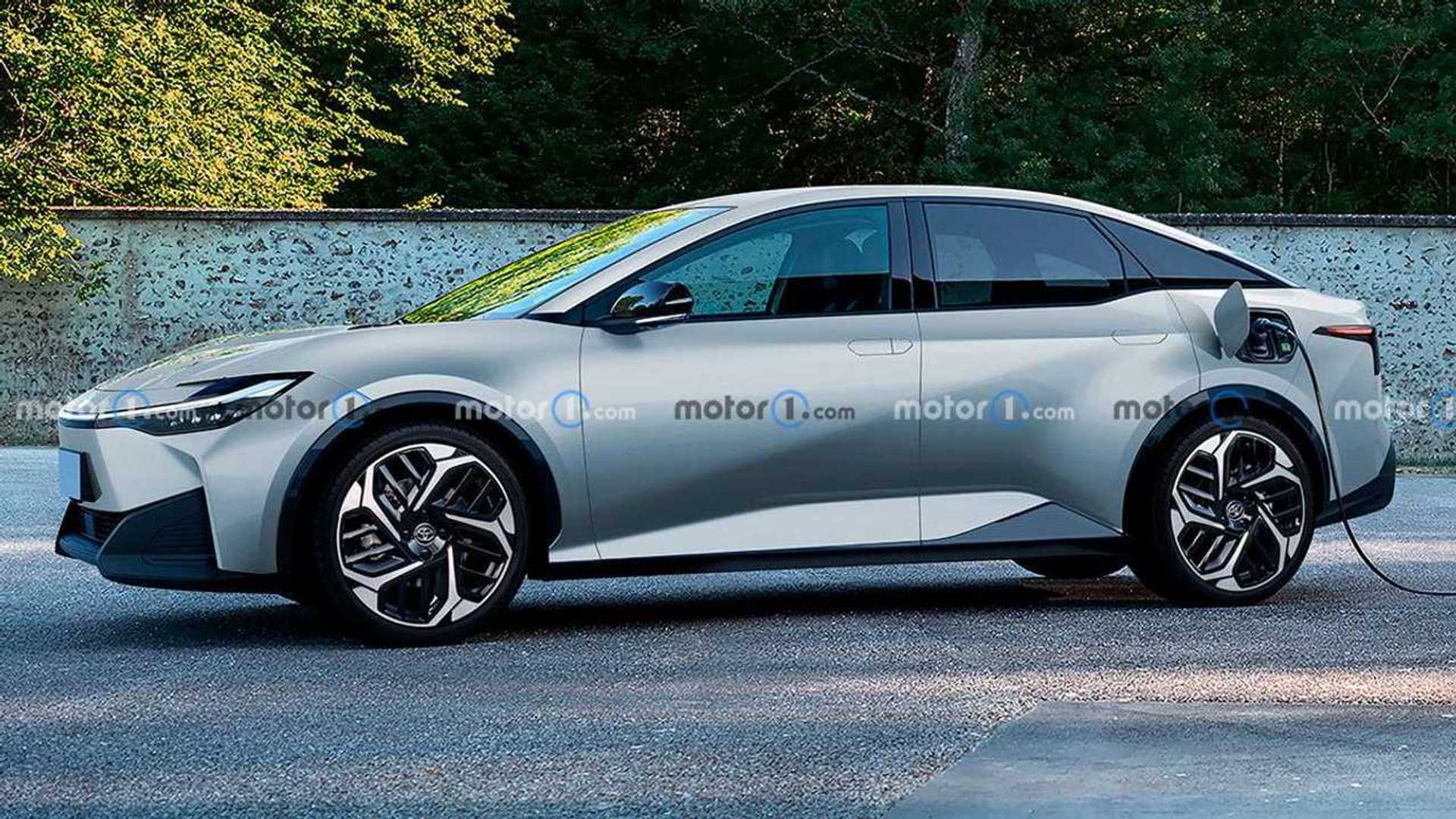 Toyota bZ5 Unofficial Rendering Imagines Look Of Future Electric Sedan