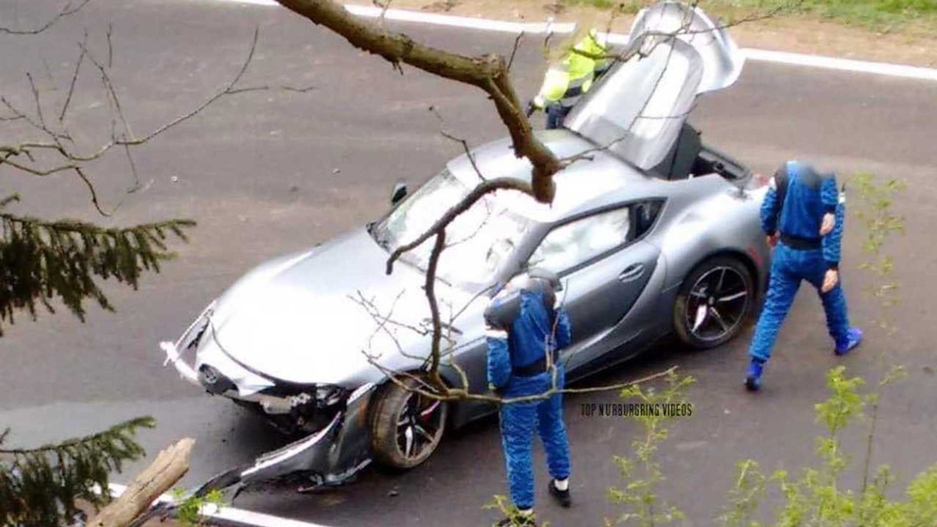 2020 Toyota Supra Crash at The Nurburgring