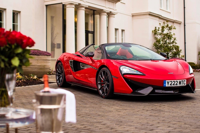 Happy Valentine's Day A Partner Gives a Custom McLaren to Someone