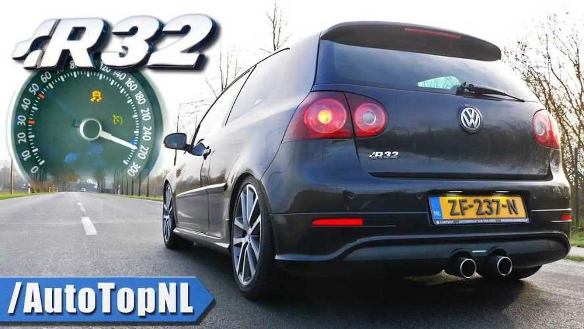 Watch A VW Golf R32 186,000-Mile Hits 153 MPH. But the Speedo is wrong