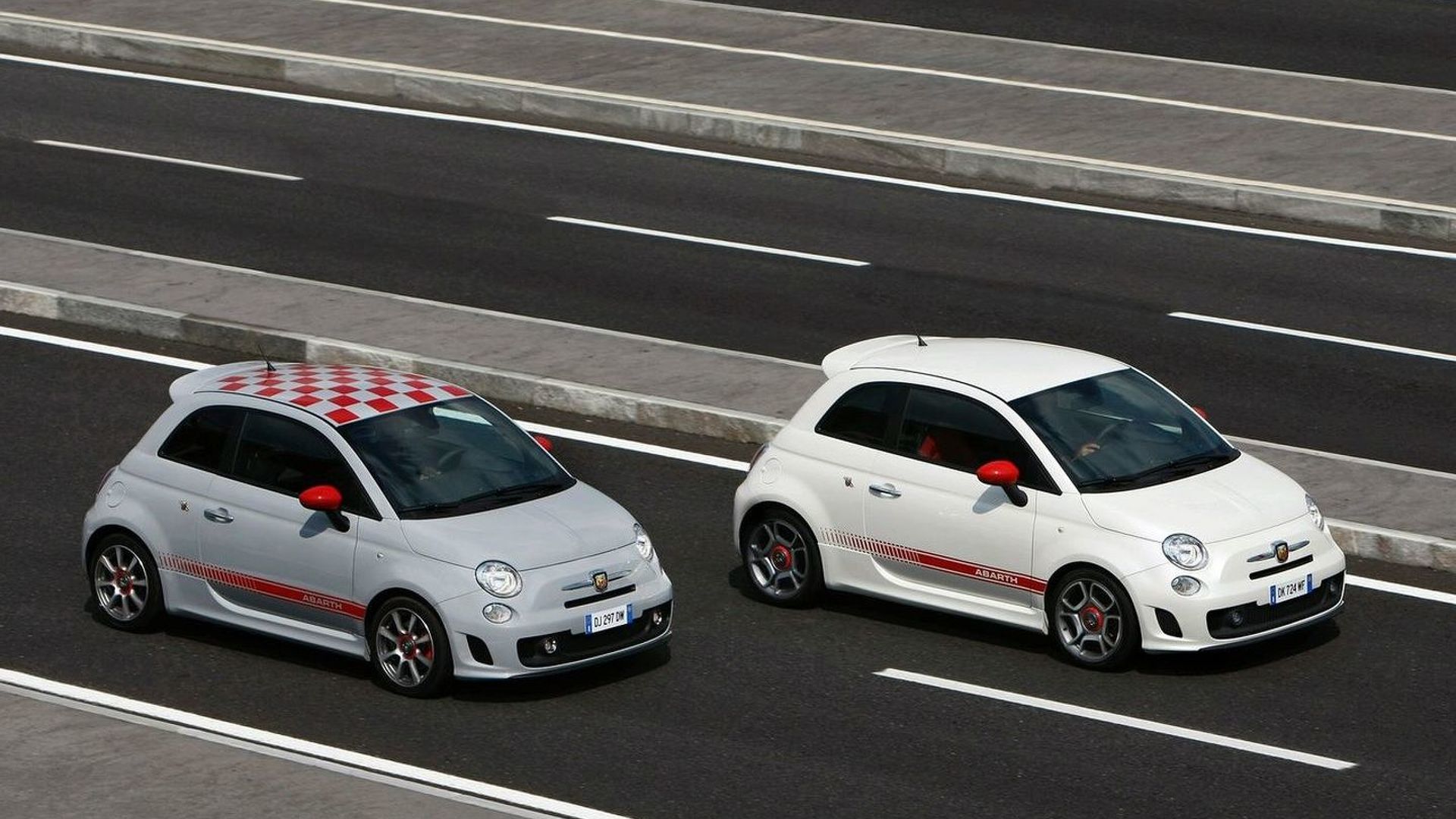 Enjoy a Bumpy Ride on This Abarth 500 during Autobahn Top Speed Run