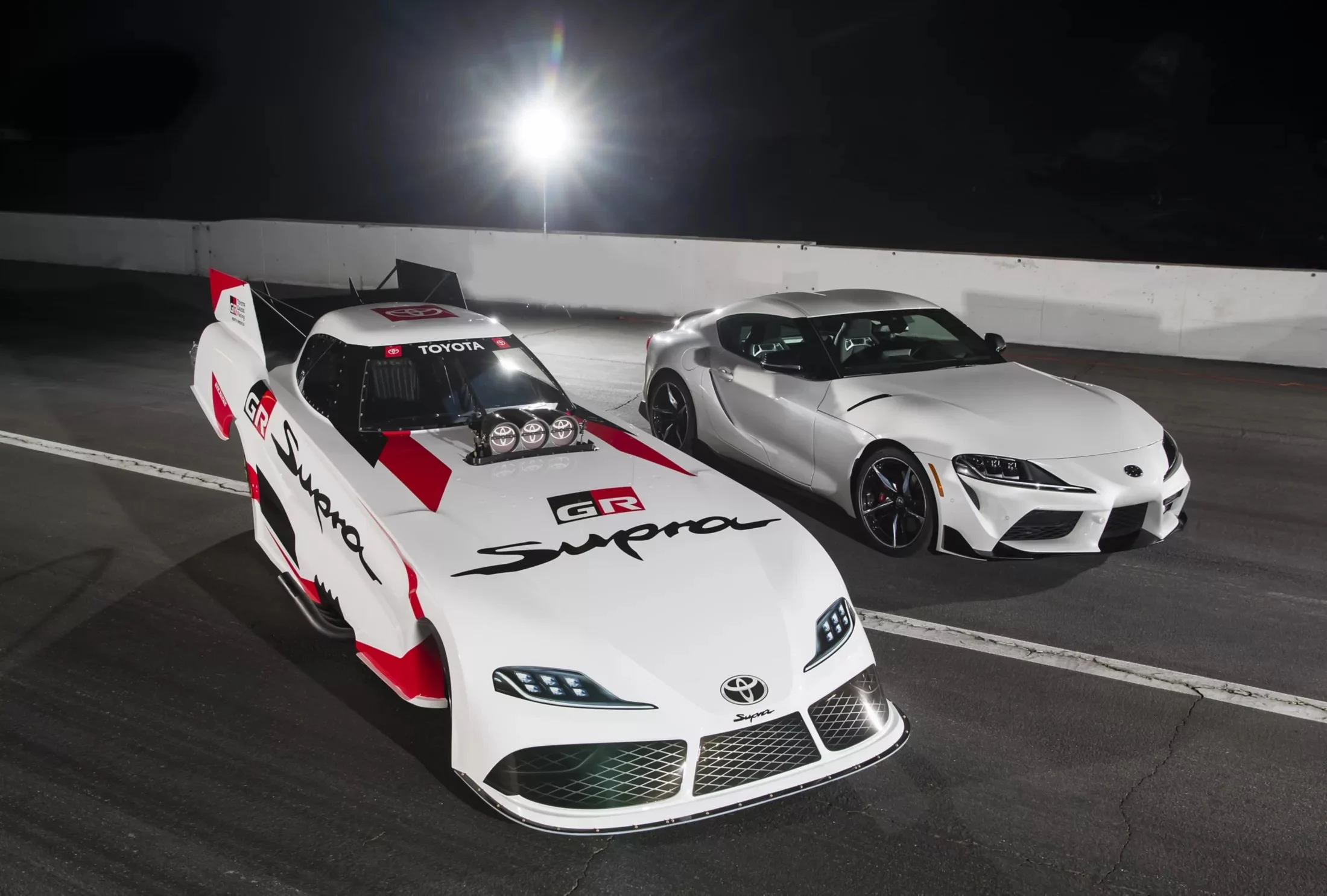 Toyota GR Supra Funny Car Introduces with a Very Long Nose