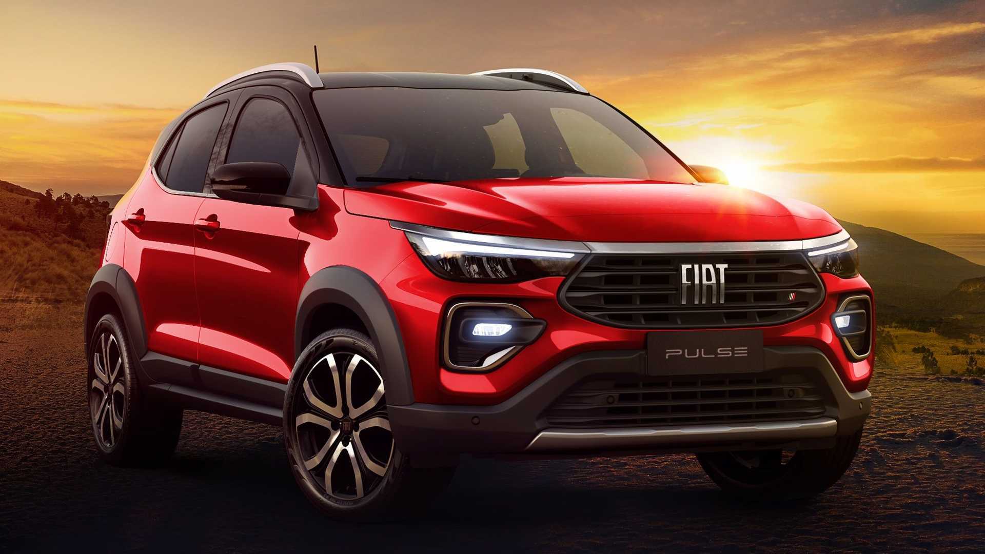 2022 Fiat Pulse Small Crossover Shows Interior in Official Images