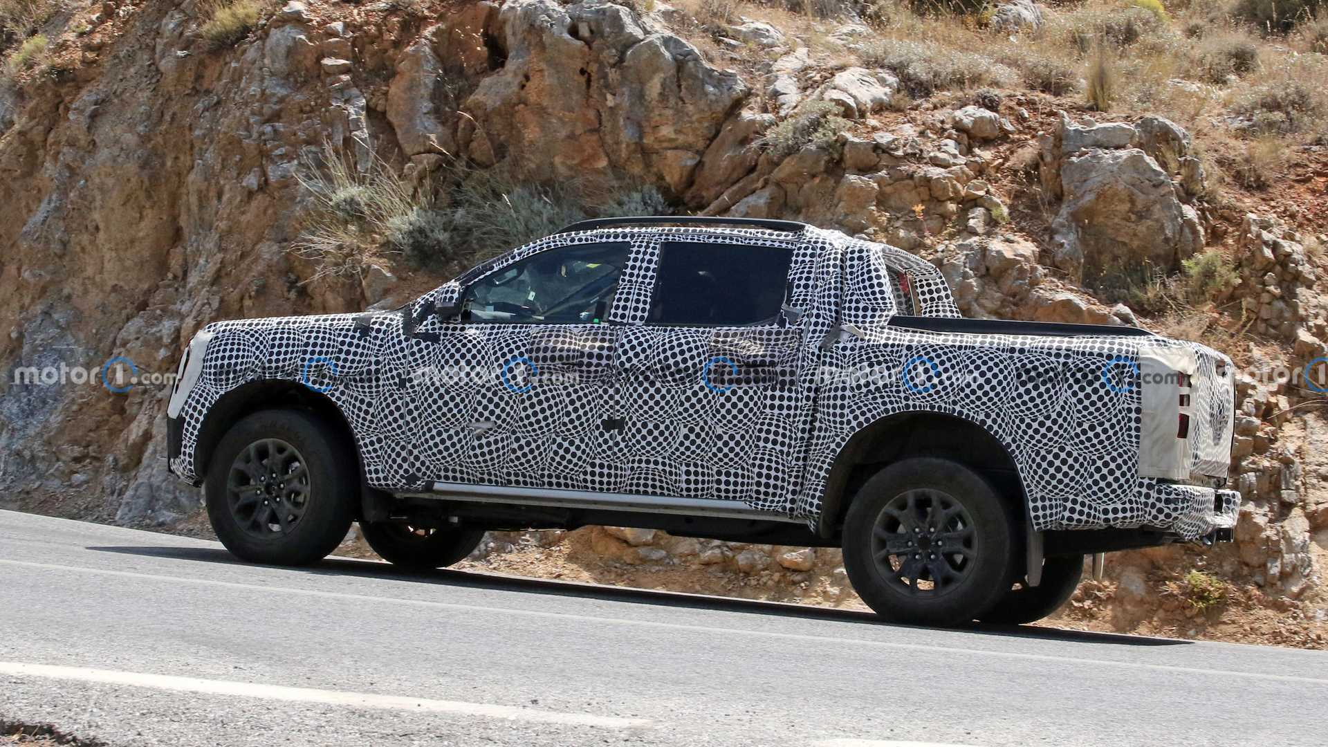 2023 Ford Ranger Prototypes PHEVs Shown Touring Southern Europe