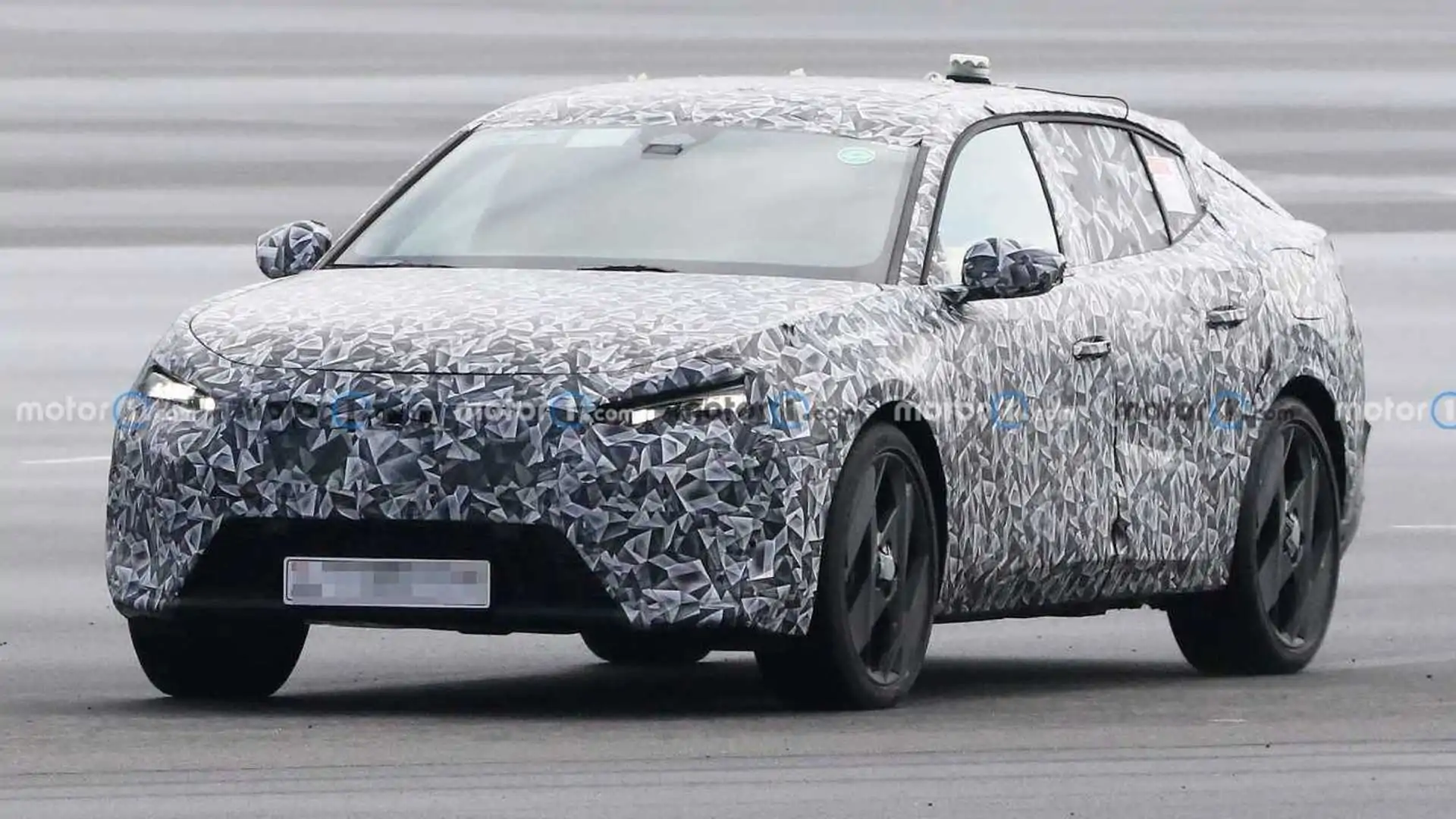 2023 Peugeot 408 Spied with Production Body, Funky Wheels