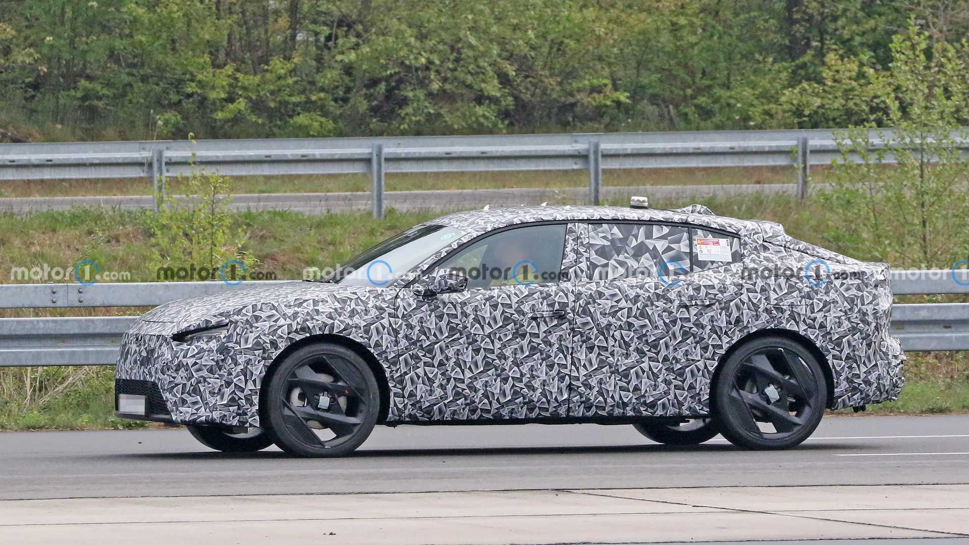 2023 Peugeot 408 Spied with Production Body, Funky Wheels