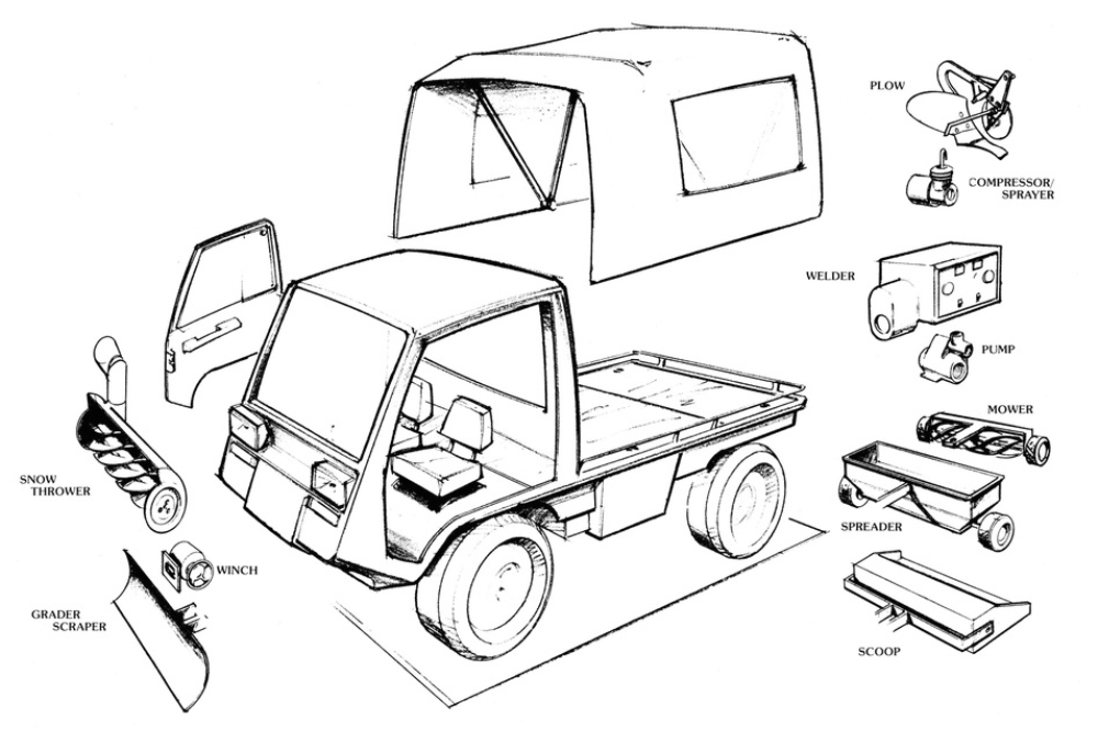 DeLorean Pickup Truck Rendering Shows Tesla Cybertruck Connection