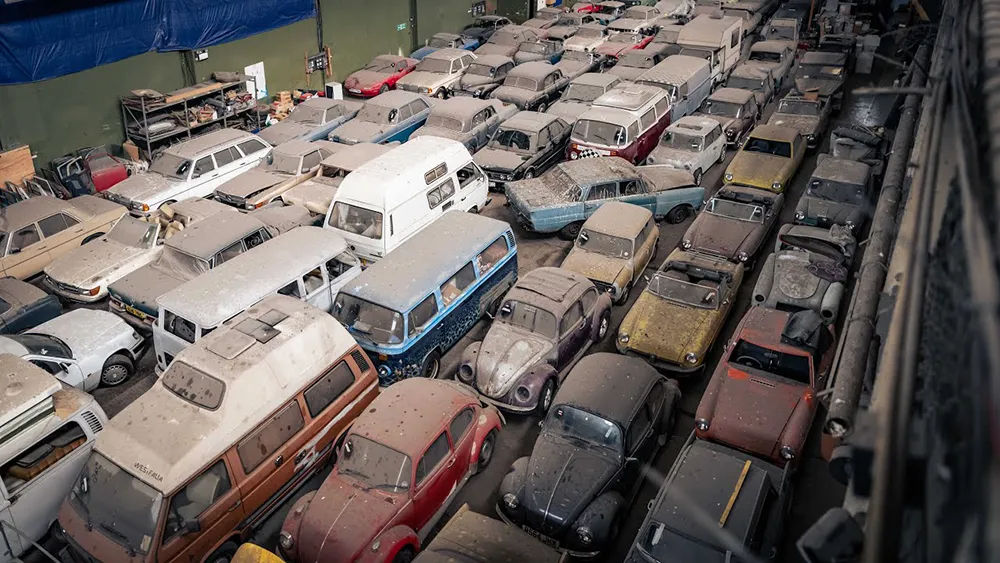 Take a look at this amazing barn find of 175 classic cars in London