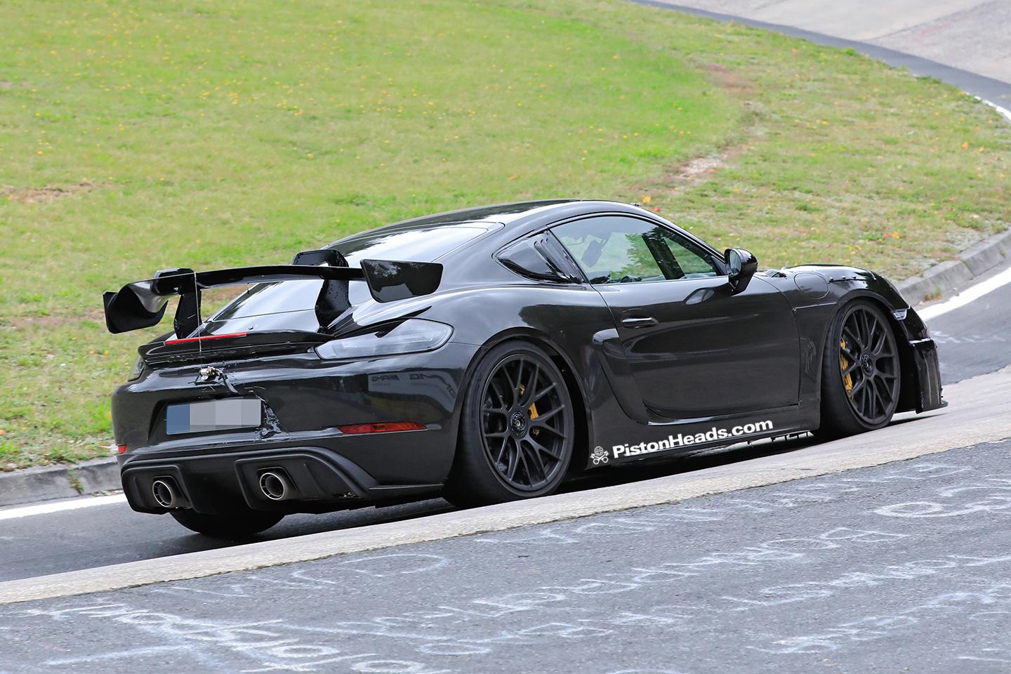 Porsche 718 Cayman GT4 RS Spied Test At The Ring