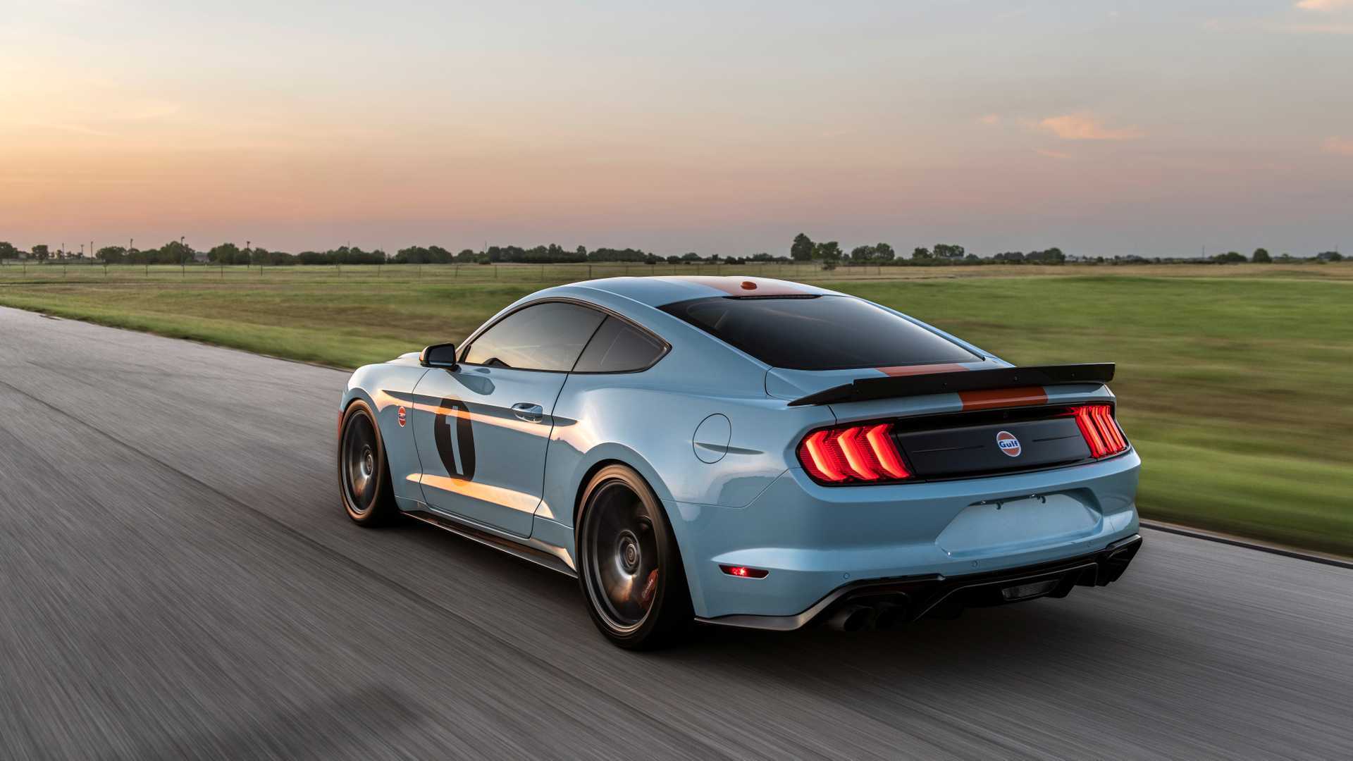 Dealer-Built Mustang Gulf Heritage Edition packs 800 HP and costs $140k