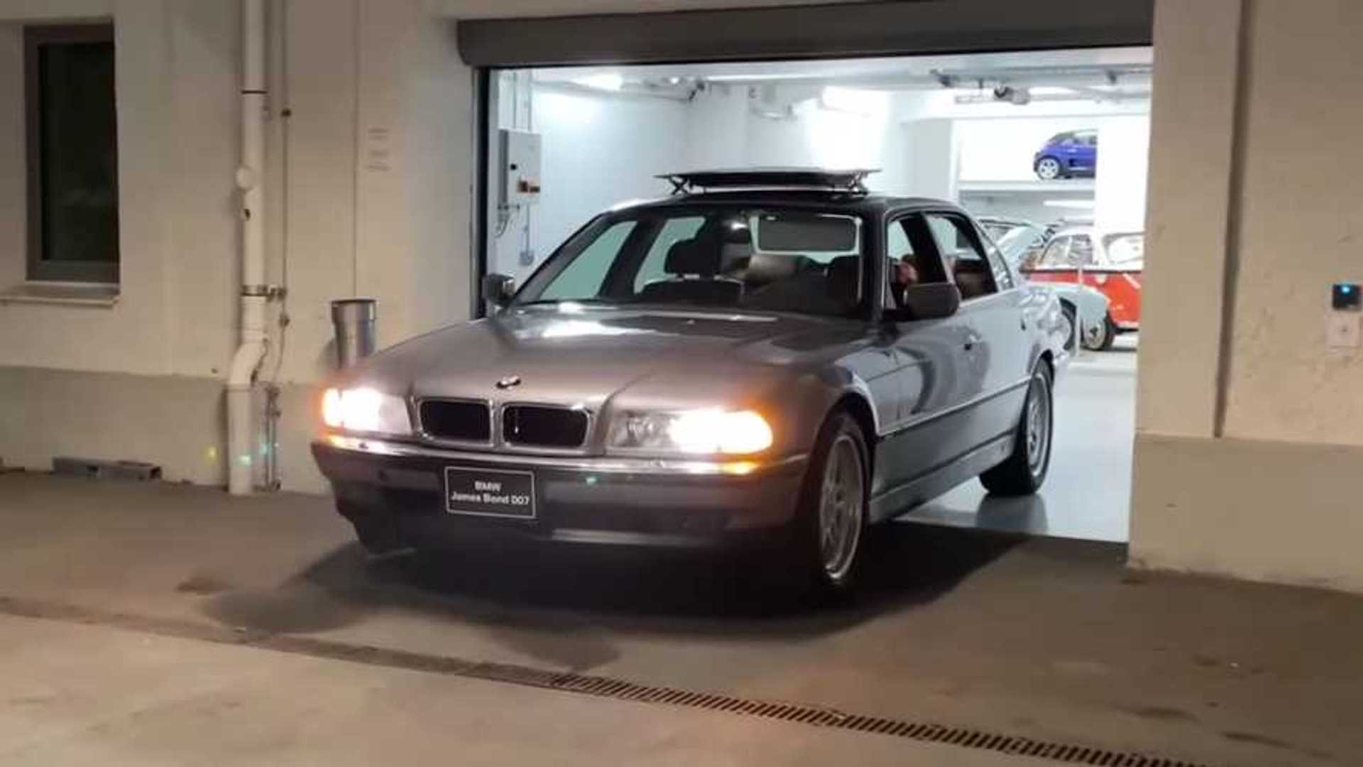 Tomorrow Never Dies BMW 7 Series Movie Car Shows Off Its Gadgets