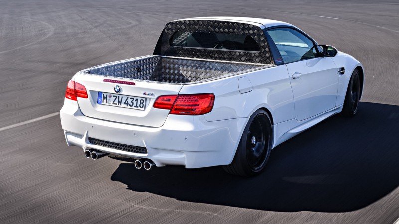 BMW showcases E30 and E92M3 pickups, E36M3 Compact, E46M3 Touring, and E36M3 Pickups