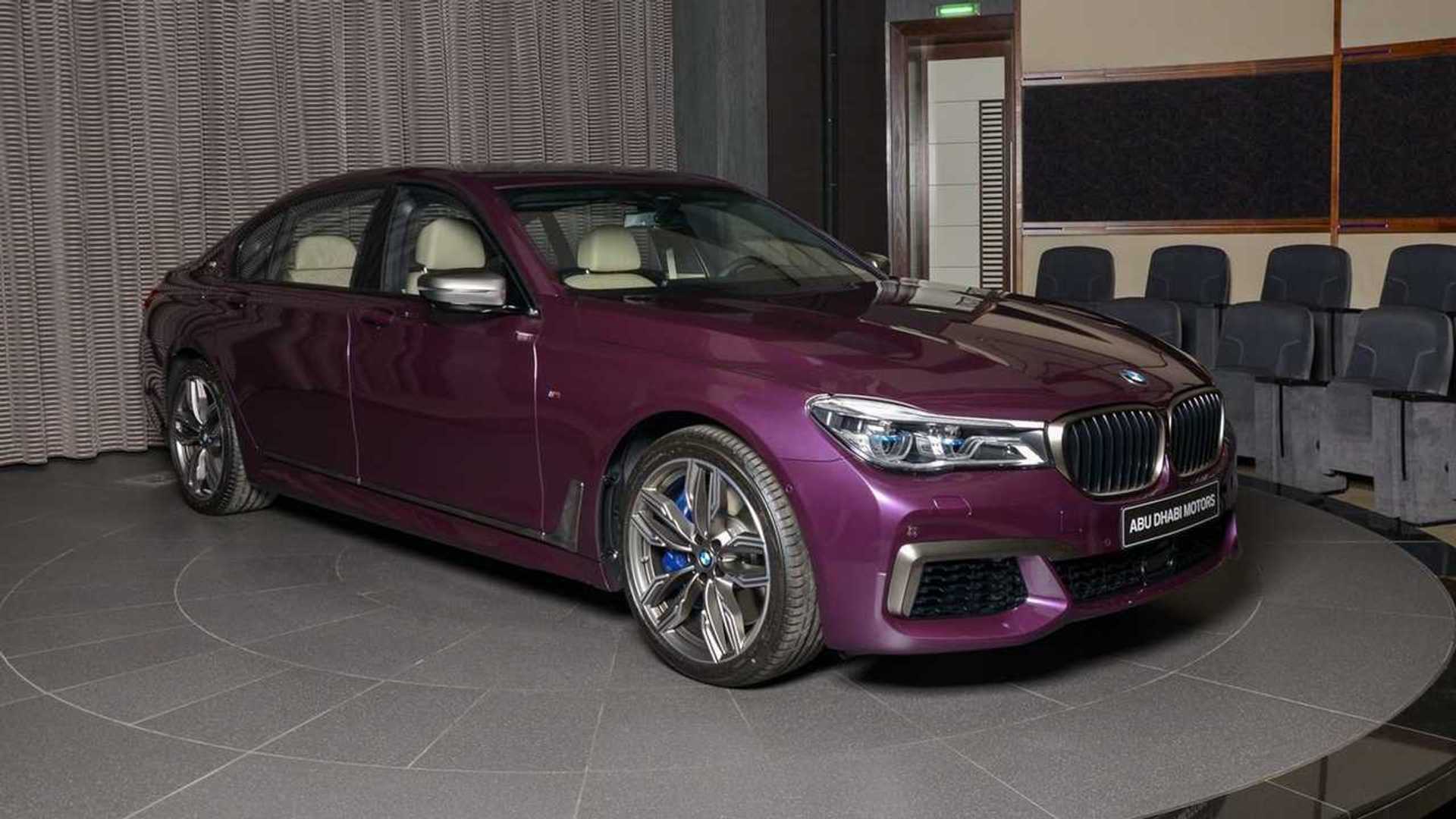 BMW M760Li in Individual Purple Silk Breaks the Mold