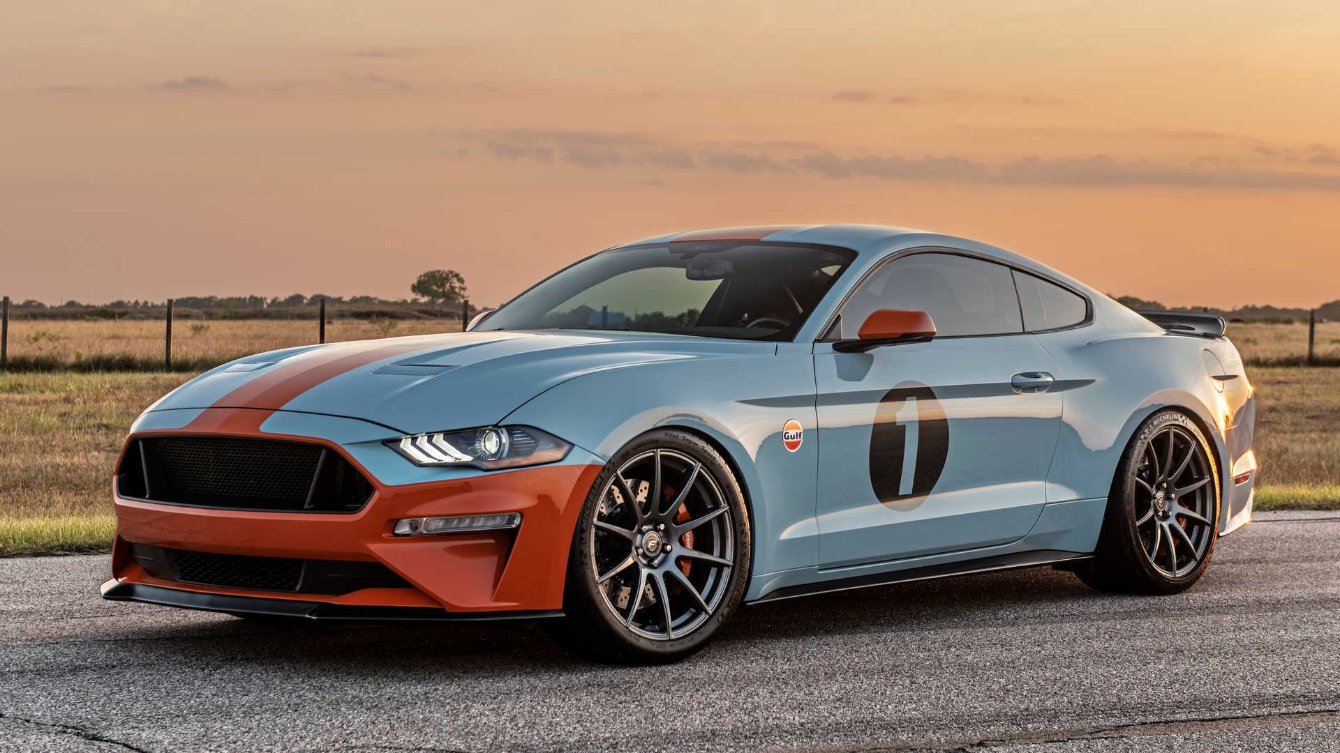 Dealer-Built Mustang Gulf Heritage Edition packs 800 HP and costs $140k