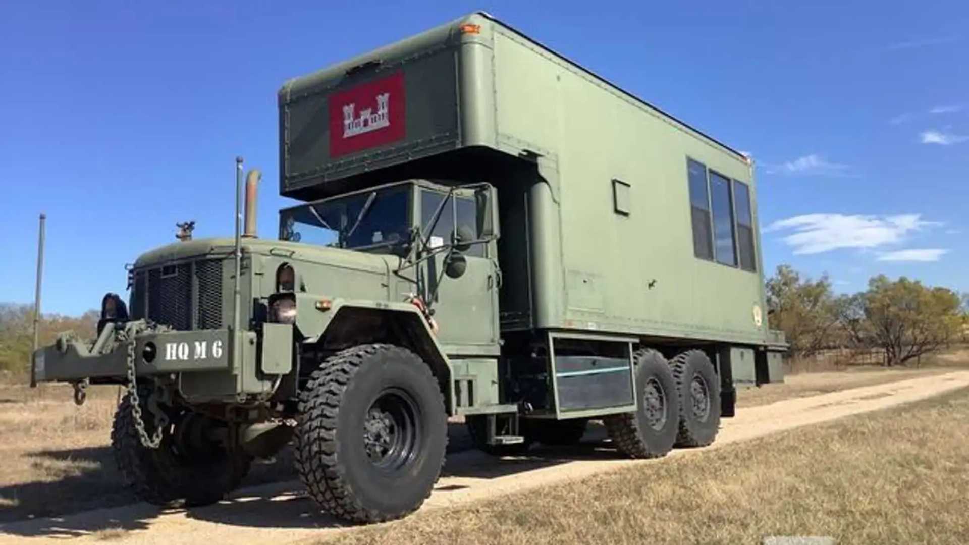 The Custom M36 Military Truck is a Cozy Log Cabin That You Can Buy