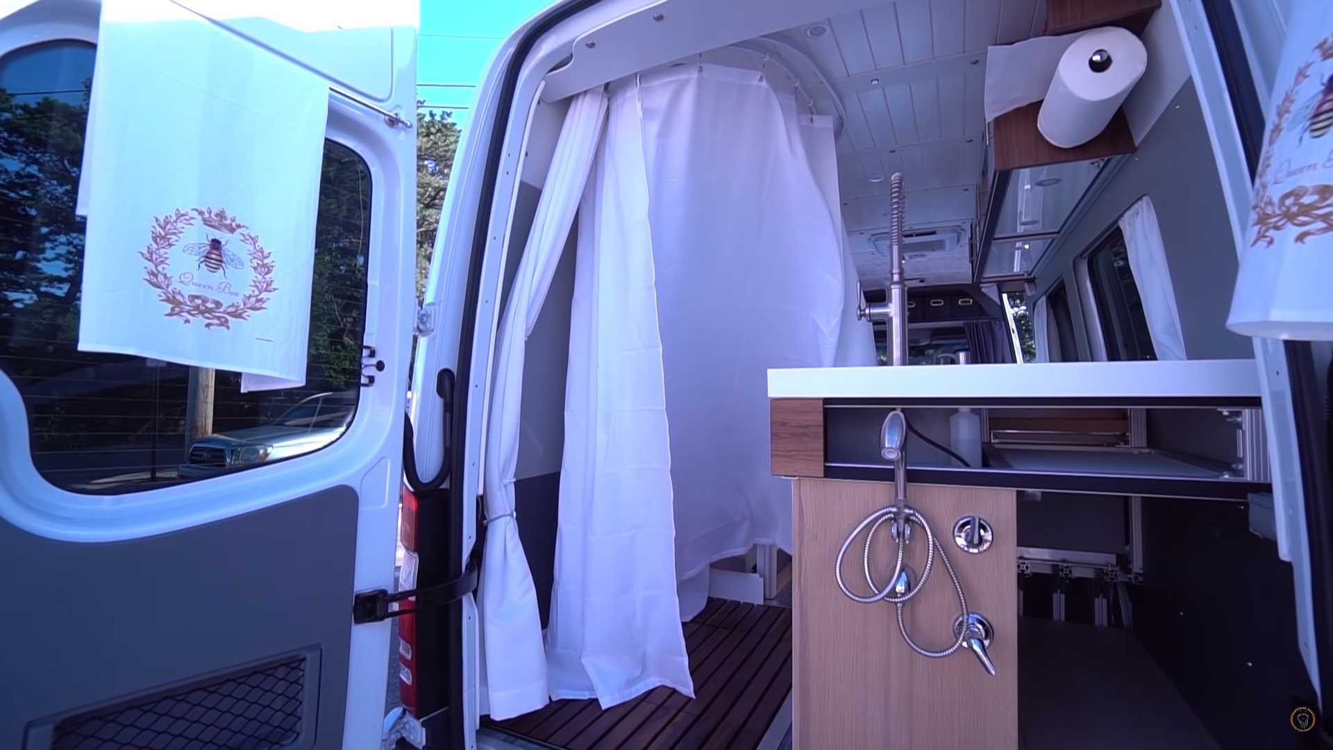 Amazing Camper Van Built by 60-Year-Old man with Giant Shower