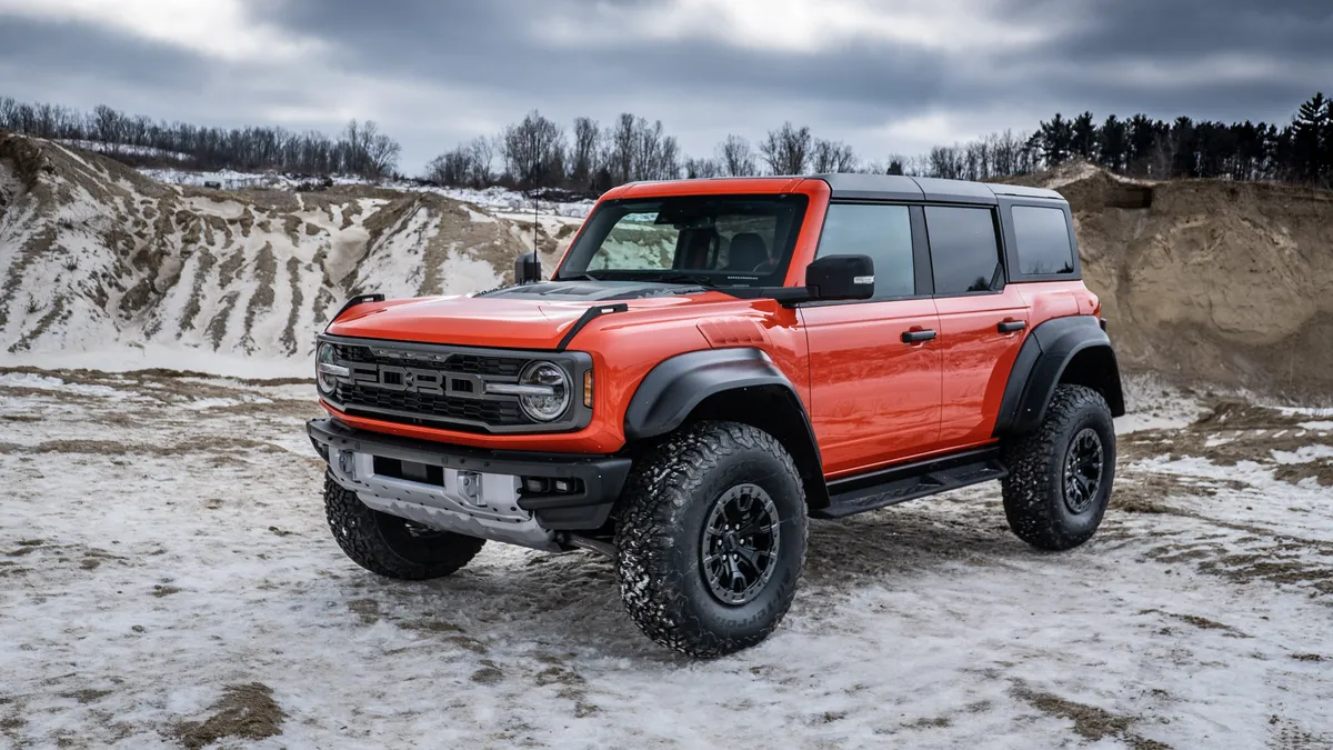 Ford Bronco Raptor gets a 15-MPG combined fuel economy rating