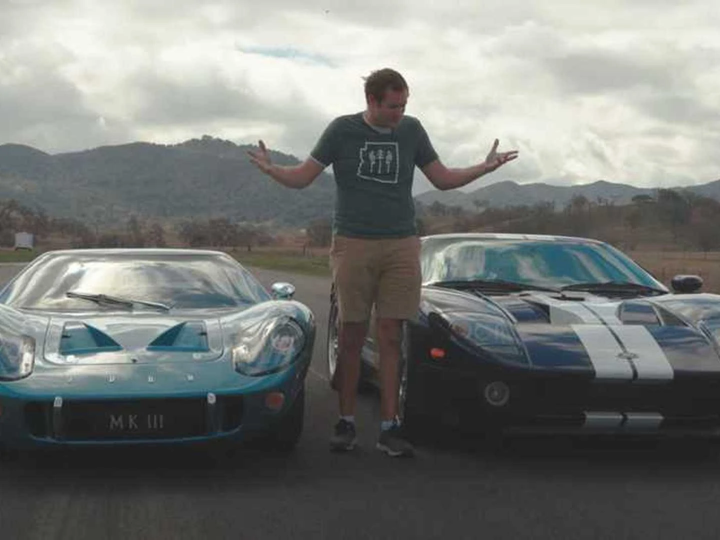 Doug DeMuro races his Ford GT against the Ultra-Rare Classic GT40