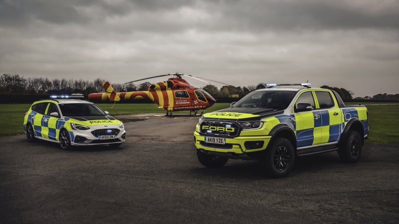 Ford Focus ST and Ranger Raptor are Police Pursuit Cars