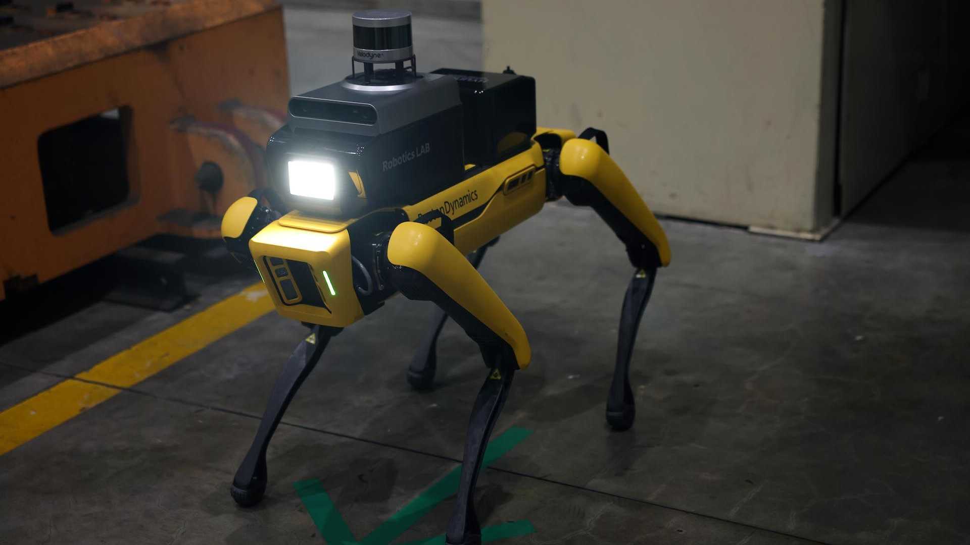 Hyundai's Robot Dog Now in Service at Kia's South Korean Facility