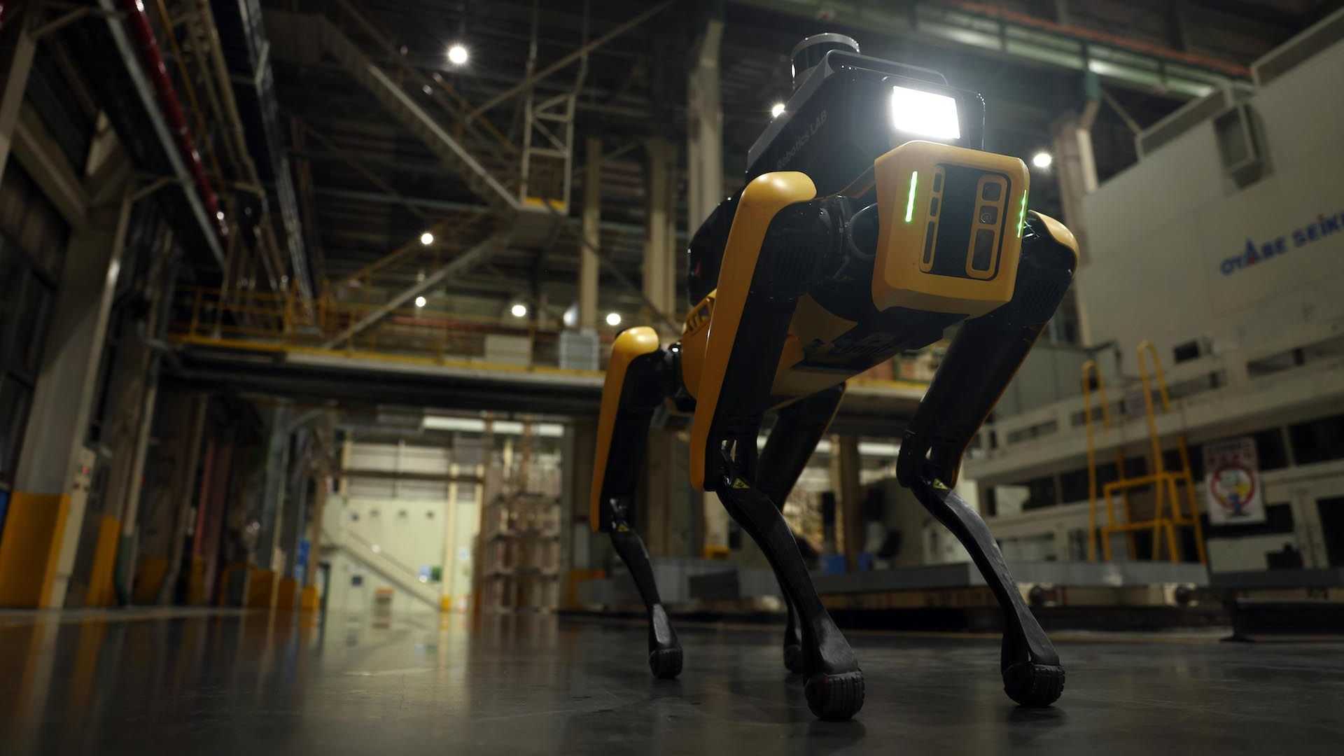 Hyundai's Robot Dog Now in Service at Kia's South Korean Facility