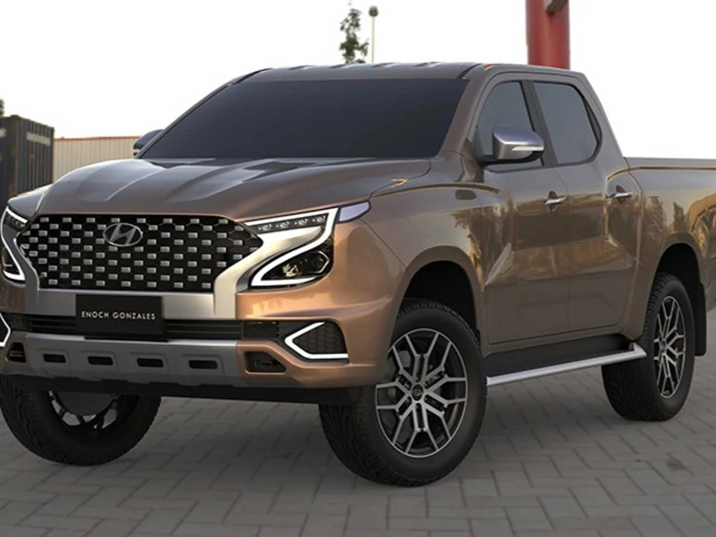 2022 Hyundai Tarlac Rendering Proves Ford Ranger Competitor