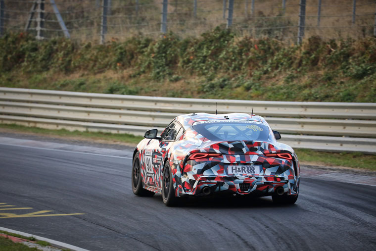 Toyota Supra Race Car Featured with a Hideously Unattractive Engine