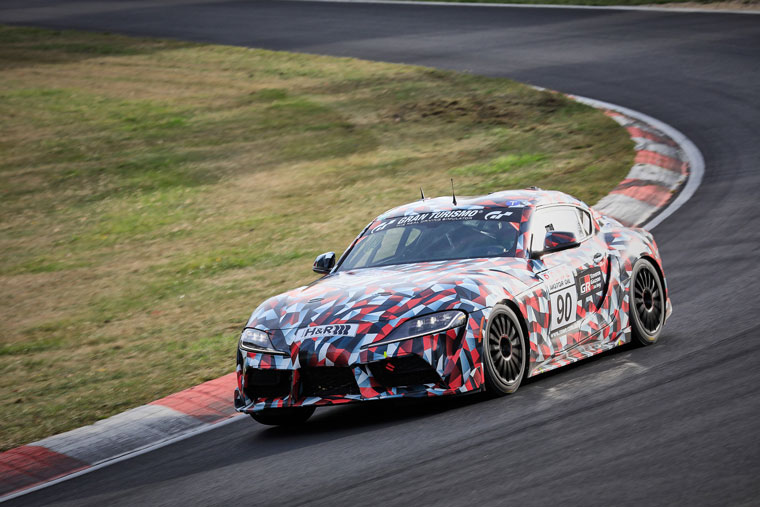 Toyota Supra Race Car Featured with a Hideously Unattractive Engine