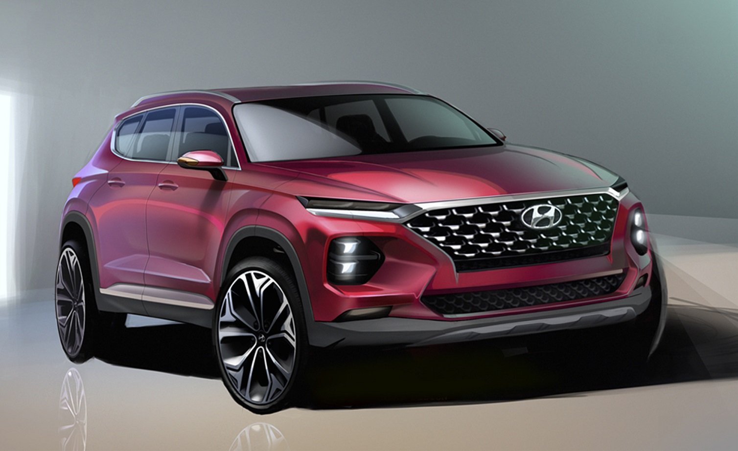 2019 Hyundai Santa Fe Teased Before February Reveal [UPDATE]