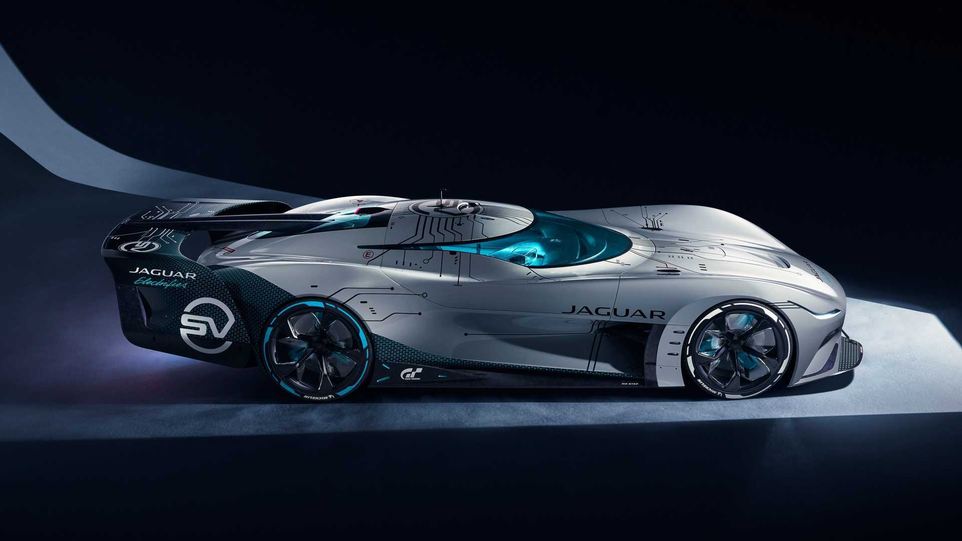 Jaguar Vision Gran Turismo SV Is A 255-MPH Virtual Racer With 1,877 HP