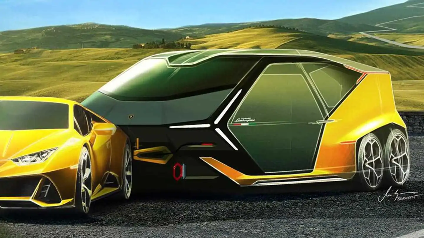 Lamborghini Launches a Camping Trailer for Huracan