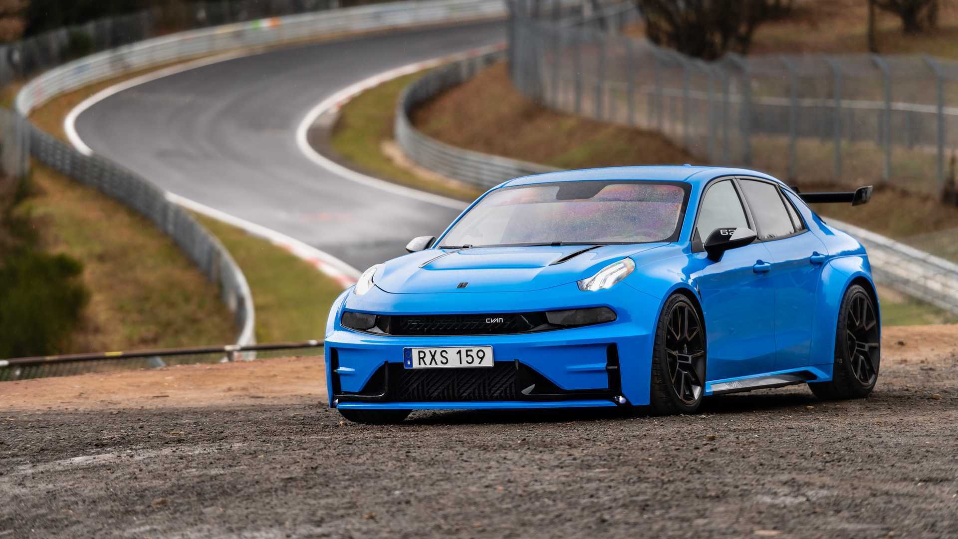 Lynk & Co 03 Cyan Concept Establishes FWD and 4-Door Nurburgring Records