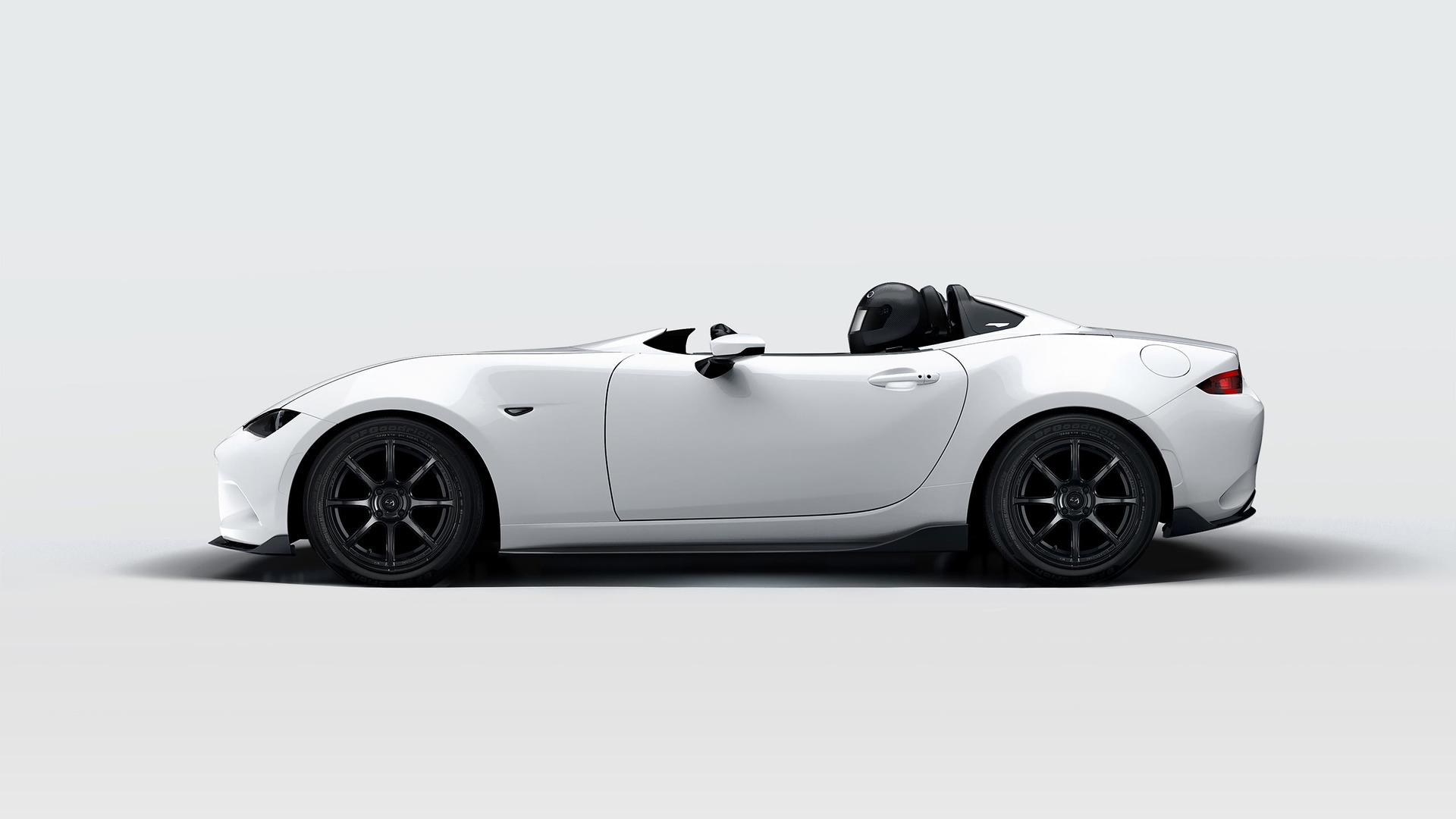 Mazda's MX-5 Speedster featherlight and RF Kuro are presented at SEMA