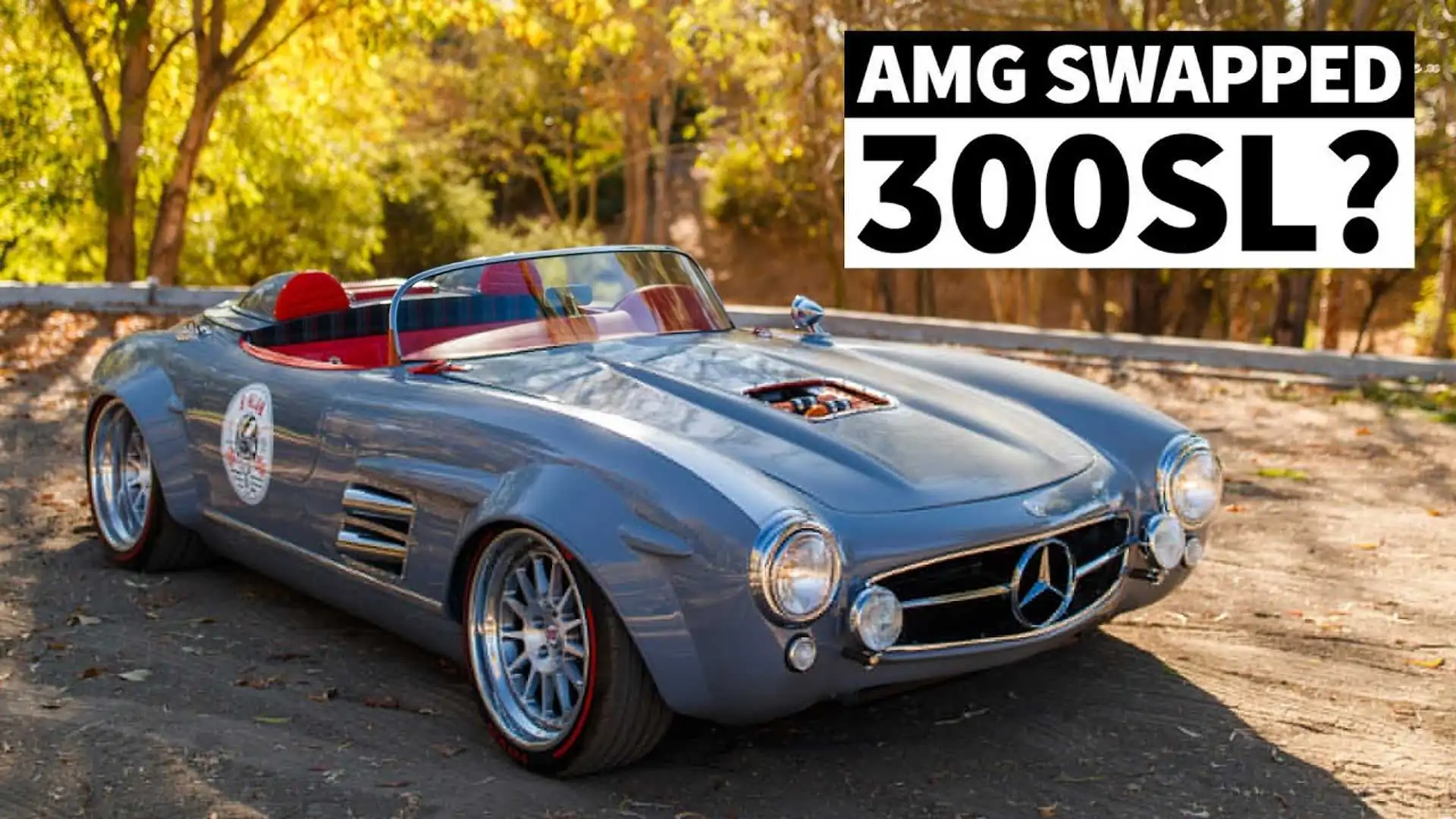 Mercedes 300 SL Shell Reborn as Widebody Speedster with AMG Engine