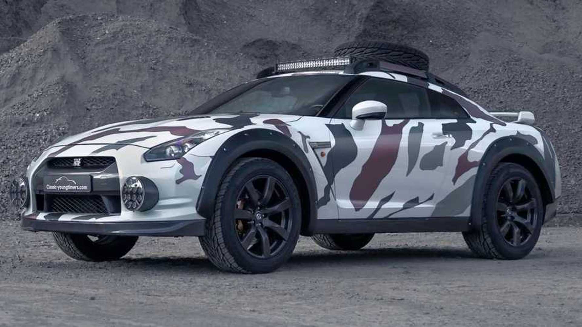 Nissan GT-R is Battle Ready with Extreme Off-Road Makeover