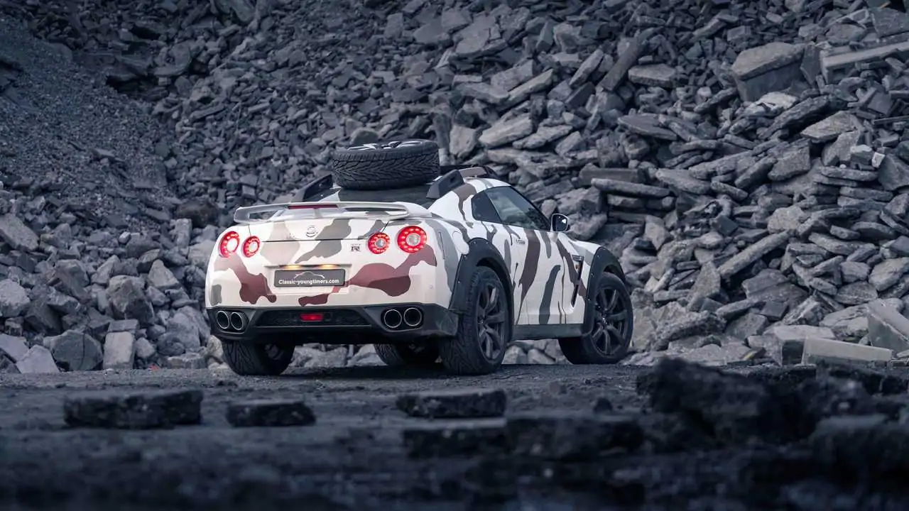 Nissan GT-R is Battle Ready with Extreme Off-Road Makeover