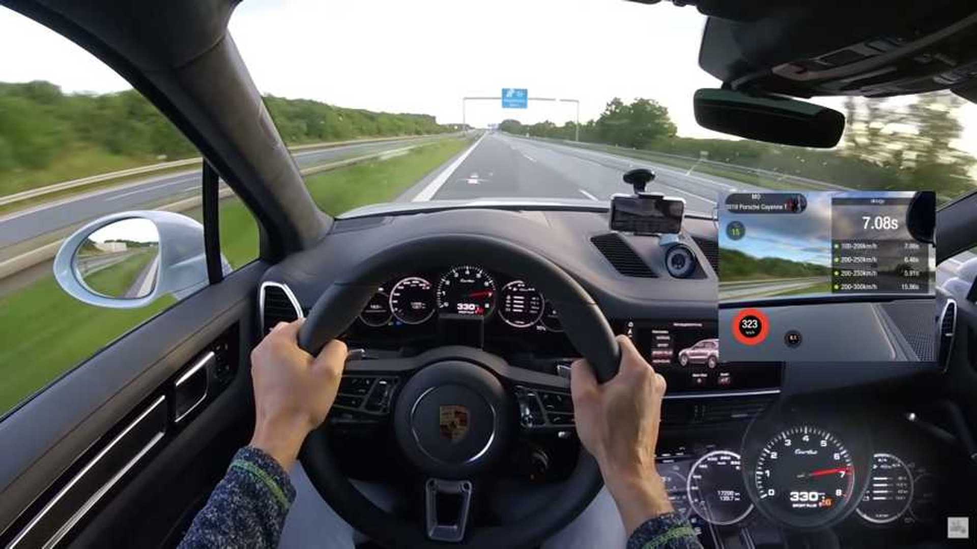 Porsche Cayenne Turbo, 962-horsepower, Hits 207 MPH on The Autobahn