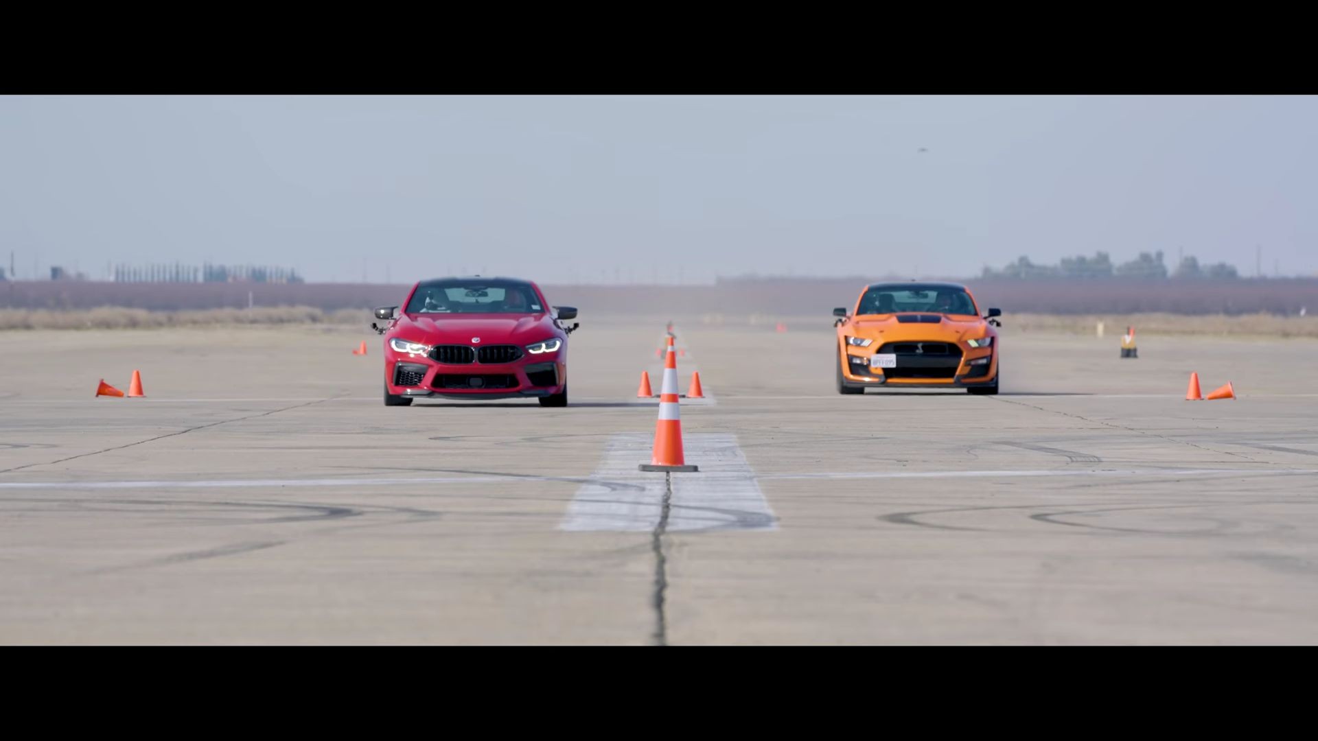 Shelby GT500 Drag Races BMW M8 Competition in America Vs Germany