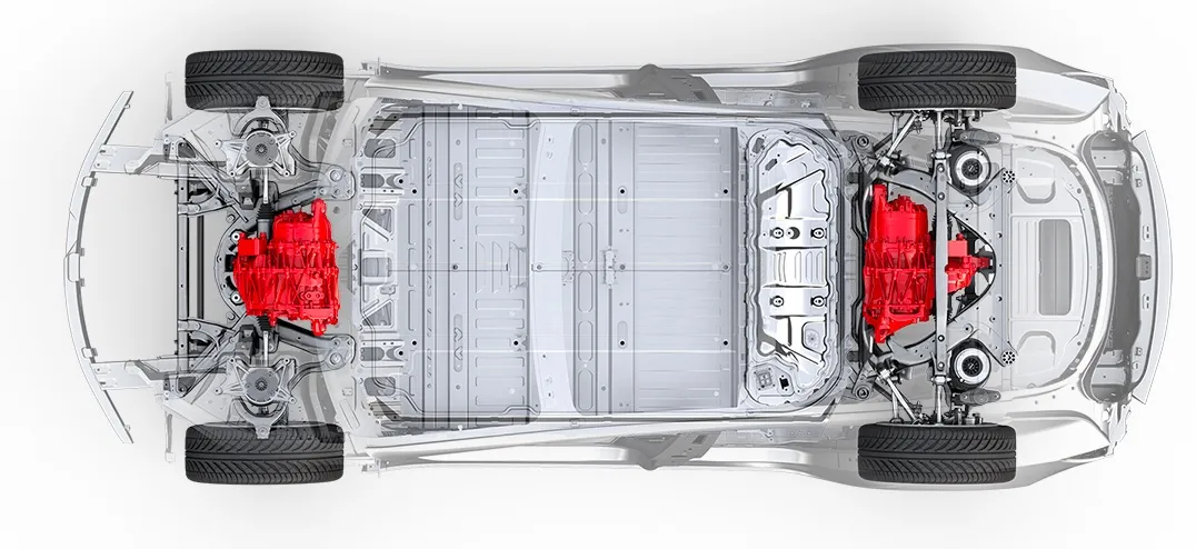 Three Electric Motors Make Tesla Model S More Handling